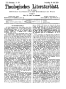 Theologisches Literaturblatt, 13. Juli 1900, Nr 28.
