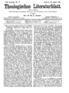 Theologisches Literaturblatt, 24. August 1900, Nr 34.