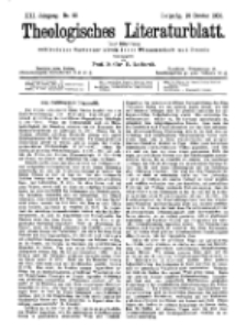 Theologisches Literaturblatt, 19. Oktober 1900, Nr 42.