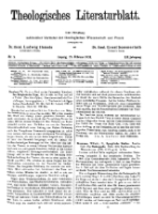 Theologisches Literaturblatt, 27. Februar 1931, Nr 5.