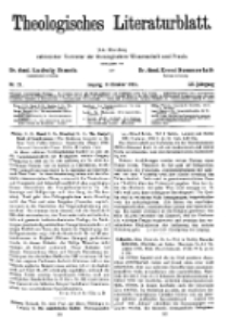 Theologisches Literaturblatt, 9. Oktober 1931, Nr 21.