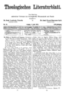 Theologisches Literaturblatt, 3. Juni 1932, Nr 12.