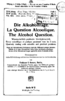 Die Alkoholfrage, 1917, Jg. XIII, H. 3