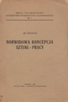 Norwidowa koncepcja sztuki – pracy