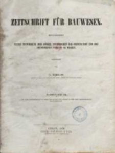 Inhalt des XX Jahrgangs