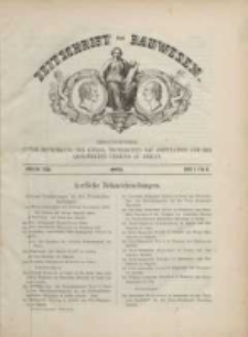 Zeitschrift für Bauwesen, Jg. XXIII, 1873, H. 1-2