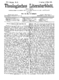Theologisches Literaturblatt, 1. März 1895, Nr 9.