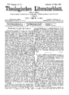 Theologisches Literaturblatt, 15. März 1895, Nr 11.
