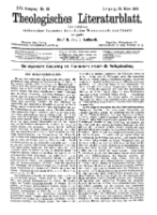 Theologisches Literaturblatt, 22. März 1895, Nr 12.