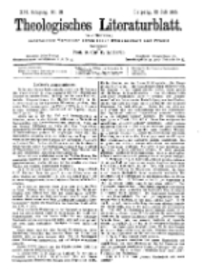 Theologisches Literaturblatt, 12. Juli 1895, Nr 28.