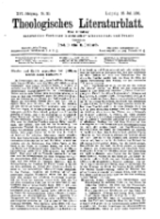Theologisches Literaturblatt, 26. Juli 1895, Nr 30.