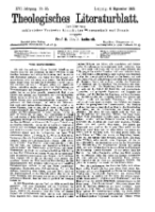 Theologisches Literaturblatt, 6. September 1895, Nr 36.
