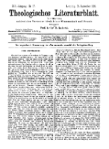 Theologisches Literaturblatt, 13. September 1895, Nr 37.