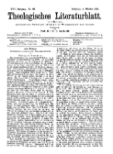 Theologisches Literaturblatt, 4. Oktober 1895, Nr 40.