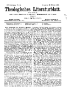 Theologisches Literaturblatt, 18. Oktober 1895, Nr 42.