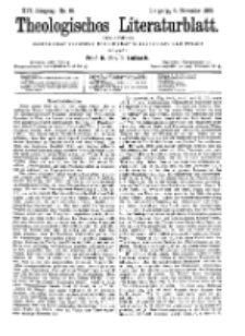 Theologisches Literaturblatt, 8. November 1895, Nr 45.