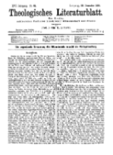 Theologisches Literaturblatt, 20. Dezember 1895, Nr 51.