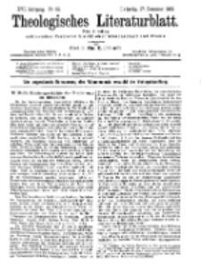Theologisches Literaturblatt, 27. Dezember 1895, Nr 52.