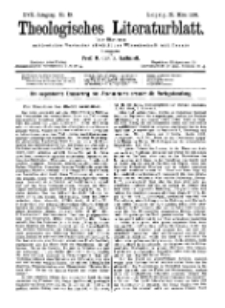 Theologisches Literaturblatt, 27. März 1896, Nr 13.