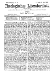 Theologisches Literaturblatt, 24. April 1896, Nr 17.
