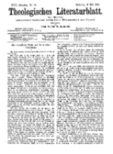 Theologisches Literaturblatt, 8. Mai 1896, Nr 19.