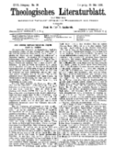 Theologisches Literaturblatt, 15. Mai 1896, Nr 20.
