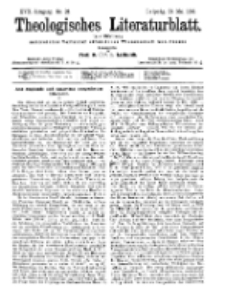 Theologisches Literaturblatt, 29. Mai 1896, Nr 22.