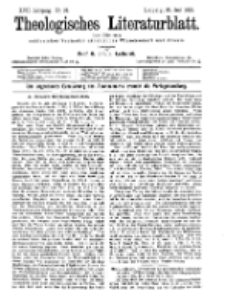 Theologisches Literaturblatt, 26. Juni 1896, Nr 26.