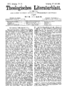 Theologisches Literaturblatt, 17. Juli 1896, Nr 29.