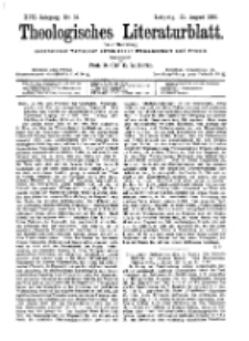 Theologisches Literaturblatt, 21. August 1896, Nr 34.