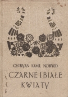 Czarne i białe kwiaty