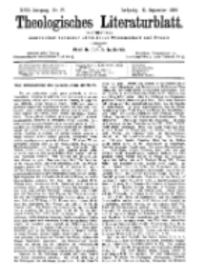 Theologisches Literaturblatt, 11. September 1896, Nr 37.