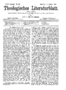 Theologisches Literaturblatt, 2. Oktober 1896, Nr 40.