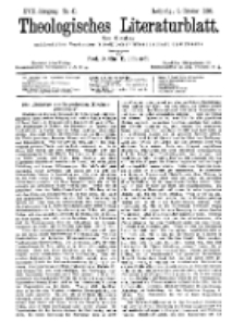 Theologisches Literaturblatt, 9. Oktober 1896, Nr 41.