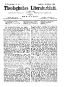 Theologisches Literaturblatt, 23. Oktober 1896, Nr 43.