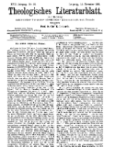 Theologisches Literaturblatt, 13. November 1896, Nr 46.