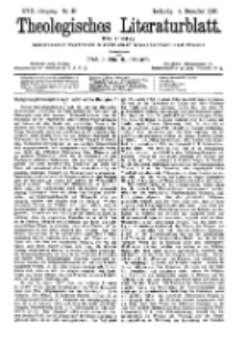 Theologisches Literaturblatt, 4. Dezember 1896, Nr 49.