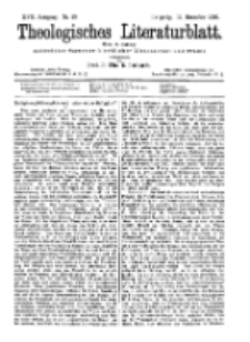 Theologisches Literaturblatt, 11. Dezember 1896, Nr 50.