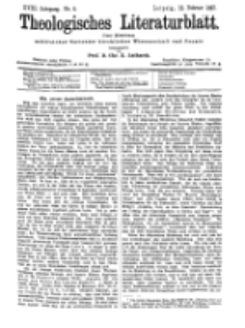 Theologisches Literaturblatt, 12. Februar 1897, Nr 6.