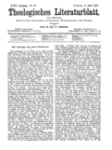 Theologisches Literaturblatt, 2. April 1897, Nr 13.