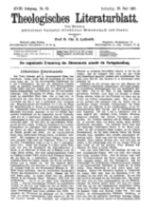 Theologisches Literaturblatt, 25. Juni 1897, Nr 25.