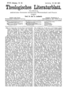 Theologisches Literaturblatt, 16. Juli 1897, Nr 28.