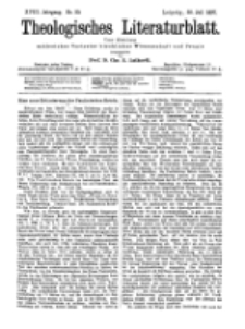 Theologisches Literaturblatt, 30. Juli 1897, Nr 30.