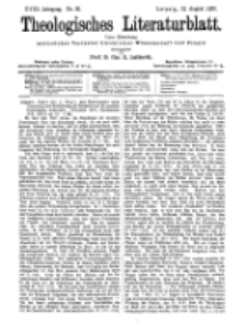 Theologisches Literaturblatt, 13. August 1897, Nr 32.