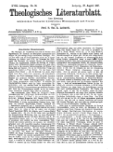 Theologisches Literaturblatt, 27. August 1897, Nr 34.