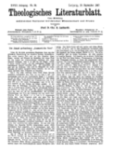 Theologisches Literaturblatt, 10. September 1897, Nr 36.