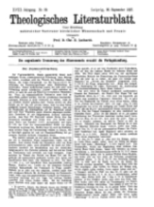Theologisches Literaturblatt, 30. September 1897, Nr 39.