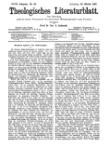 Theologisches Literaturblatt, 22. Oktober 1897, Nr 42.