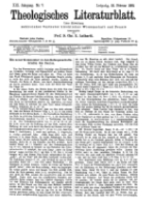Theologisches Literaturblatt, 18. Februar 1898, Nr 7.