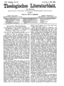 Theologisches Literaturblatt, 6. Mai 1898, Nr 18.